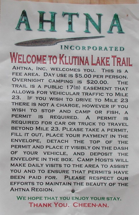 Klutina Sign